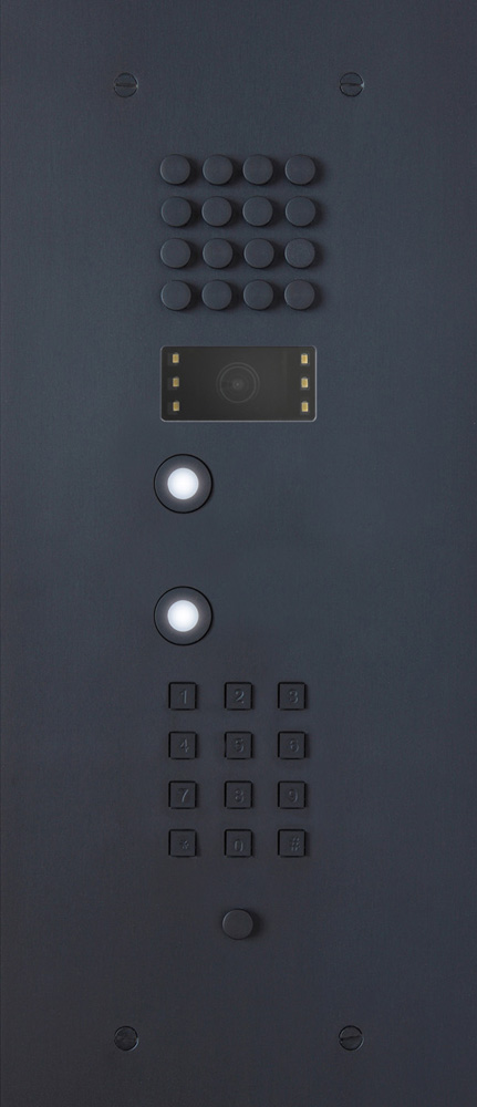 Wizard Bronze mat IP 2 buttons small keypad and color cam